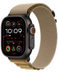 Каишка Apple - Alpine Loop L Black Titanium, Apple Watch, 49 mm, Tan - 1t